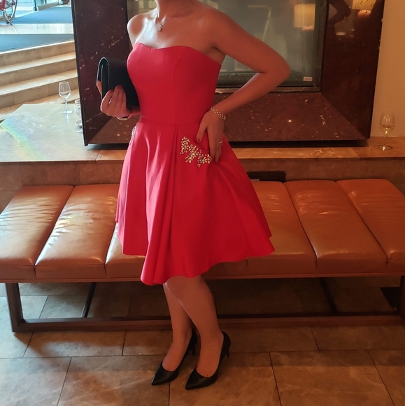 Blondie Nites Dresses & Skirts - ❤️Sold❤️Red dreas